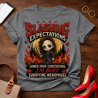 T-Shirt — "Slashing Expectations" Vintage Quote Tee