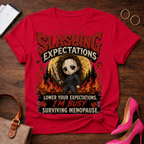 T-Shirt — "Slashing Expectations" Vintage Quote Tee