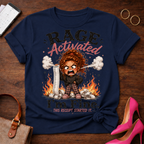 Rage Activated I'm Fine Graphic Tee — Funny Angry Cartoon Shirt