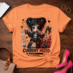 Graphic Tee — "Current Mood: Loading" Horror Cute T Shirt