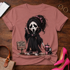 Scream Girl Graphic Tee — Cute Creepy Horror Movie Tee