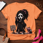 Scream Girl Graphic Tee — Cute Creepy Horror Movie Tee