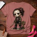 Jason Girl Horror Tee - Cute Creepy Slasher Graphic T-Shirt