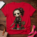 Jason Girl Horror Tee - Cute Creepy Slasher Graphic T-Shirt