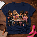Girlfriends Game Night T-Shirt — 'Girls Just Wanna Have Fun' Poker Night Tee