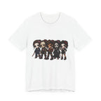 Horror Icons Chibi Tee — Cute Killer Characters Graphic T-Shirt