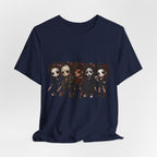 Horror Icons Chibi Tee — Cute Killer Characters Graphic T-Shirt
