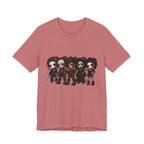 Horror Icons Chibi Tee — Cute Killer Characters Graphic T-Shirt