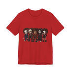 Horror Icons Chibi Tee — Cute Killer Characters Graphic T-Shirt
